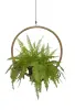 Product image 1 of the product “Makima hanging planter, made of rattan wood, 50 cm height. Natural Color. ”